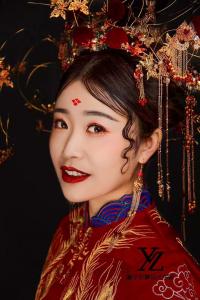 中式新娘化妝作品